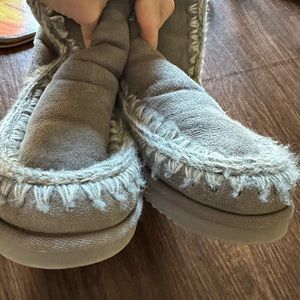 Mou Boots - Barely worn Eskimo 18 in New Grey